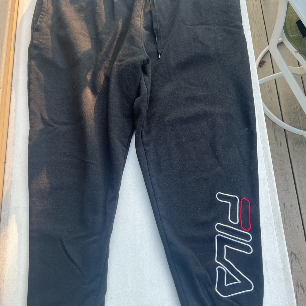 Fila black joggers